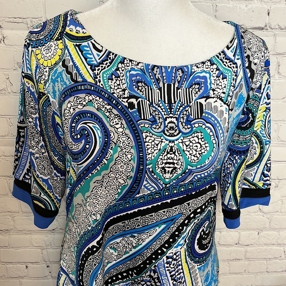 Karin Stevens Paisley Print Dress - Picture 2 of 9